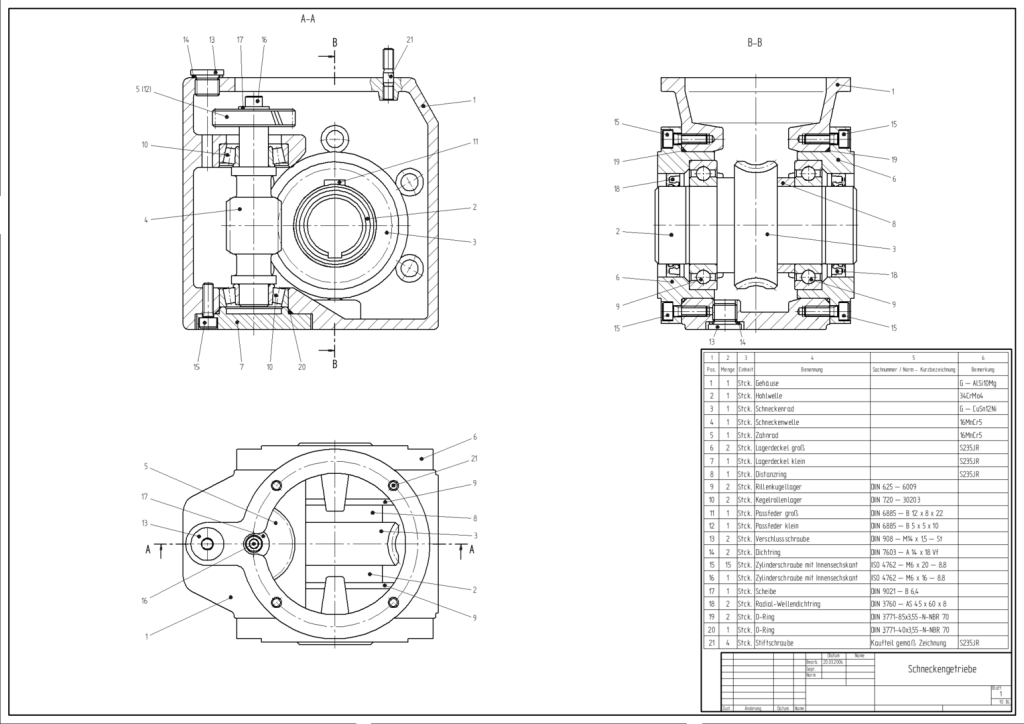 Two-dimensional CAD drawing