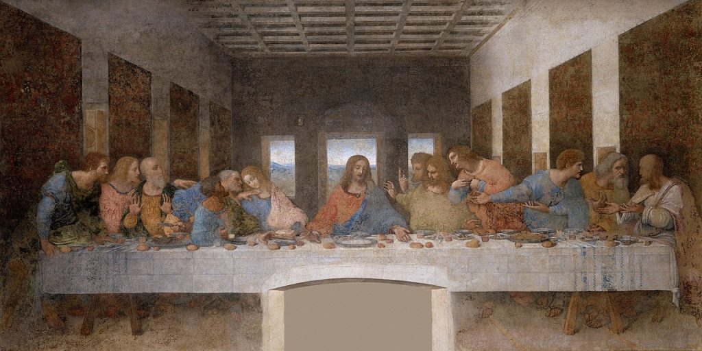 The Last Supper, Santa Maria delle Grazie convent, Milan (ca. 1492-1498).